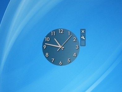 SimpleS Clock gadget