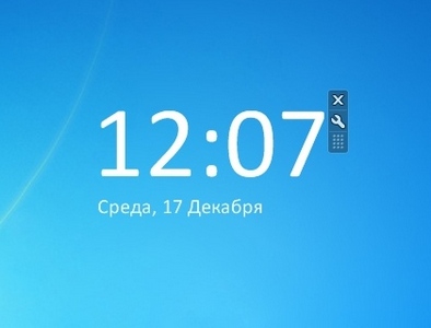 clock desktop widget windows 10