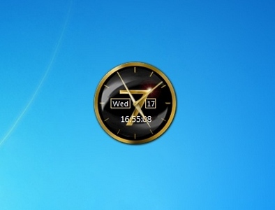 Windows 7 Signature Edition Clock gadget