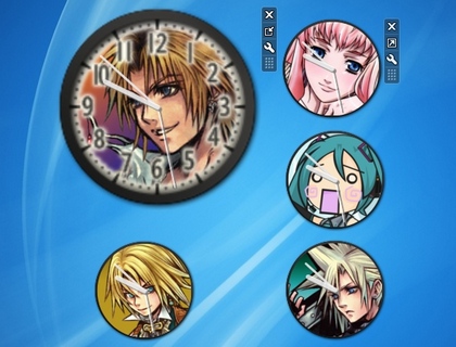 Anime HD Clock Widget Free Download