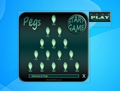 Pegs Game gadget