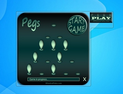 Pegs Game win 7 gadget