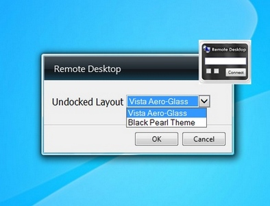 Remote Desktop gadget setup