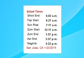 Salaat Times