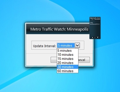 Metro Traffic Watch Minneapolis settings