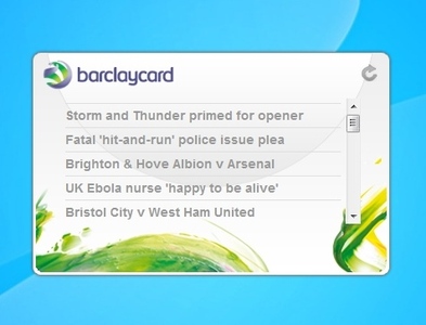 Barclaycard OnePulse windows 7 gadget