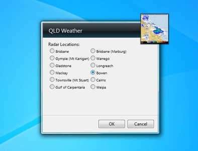 QLD Weather settings