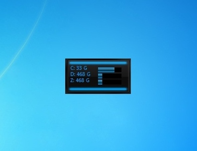 virus blue hard drive monitor