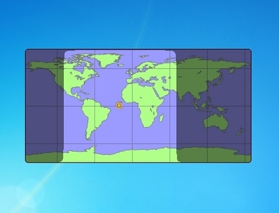 Sunligth World Map Gadget
