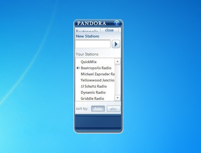 Pandora Radio Gadget