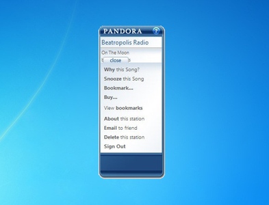 Pandora Radio Widget