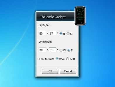 Thelemic Gadget Settings