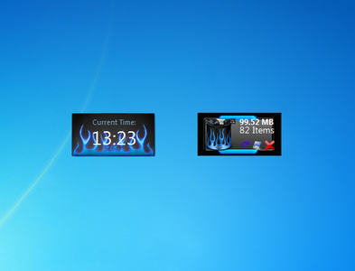 Blue Devil Party Windows 7 Gadget