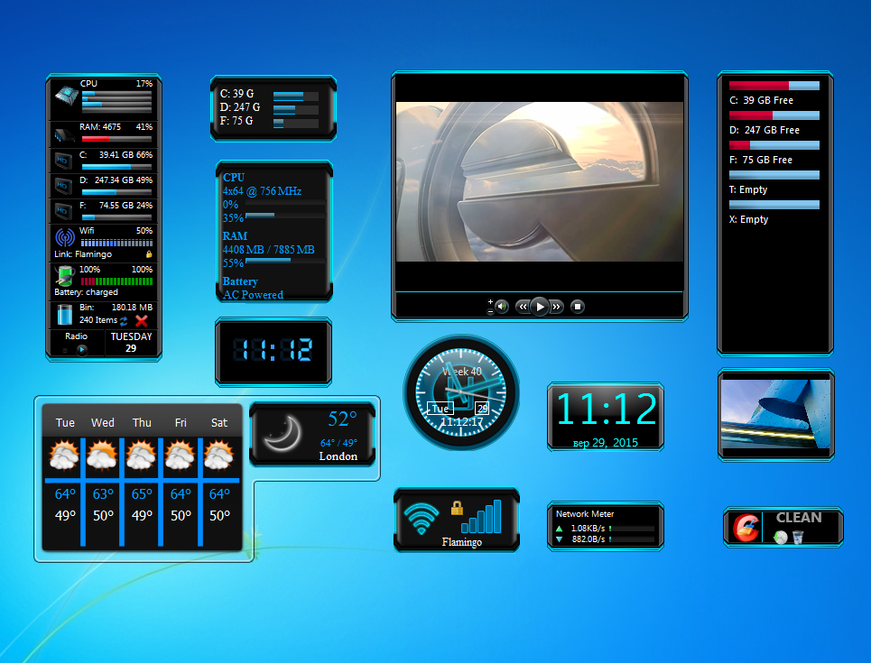 Desktop Gadgets Vista Calculator