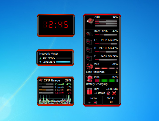 Top 10 Windows 7 Desktop Gadgets