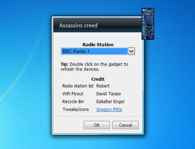 Assassins Creed Gadget settings