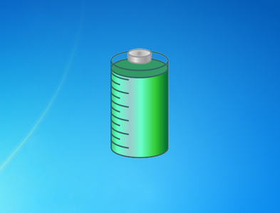 Chunky Battery Gadget for Windows 7 