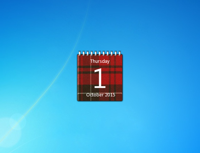 Tartan Calendar Gadget