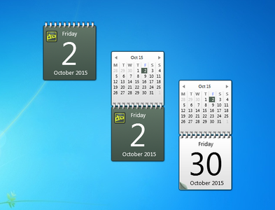 DeviantART Calendar Gadget for Windows 7 