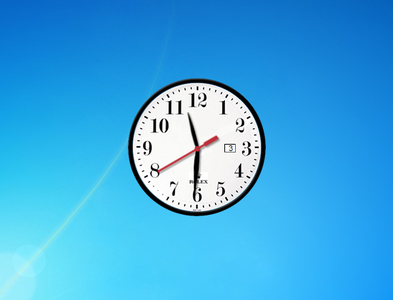 Big Clock Gadget for Windows 7