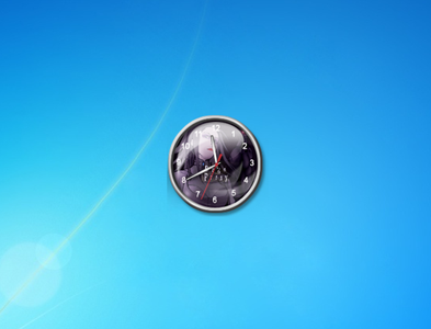 Ergo Proxy Clock Gadget for Windows 7