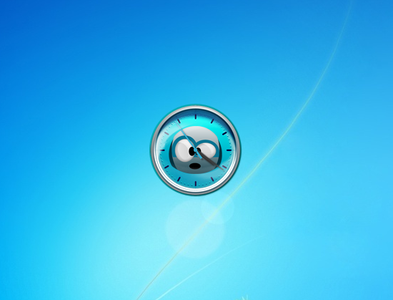 69art Clock ROBOT Gadget for Windows 7