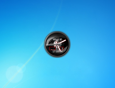 Punisher Clock Gadget for Windows 7