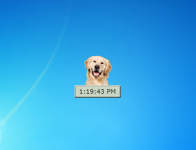 MCG Clock Gadget for Windows 7 