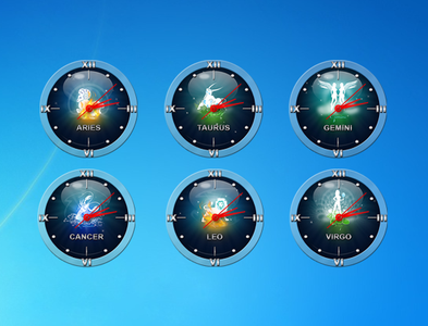 Zodiac Clock Gadgets