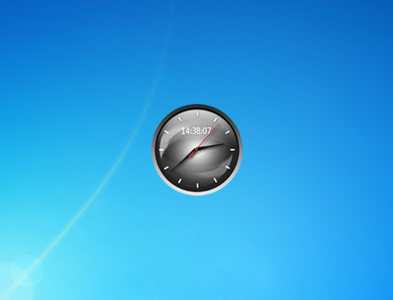 windows 7 desktop clock app