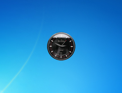 Wes' Black Skagen Gadget for Windows 7 