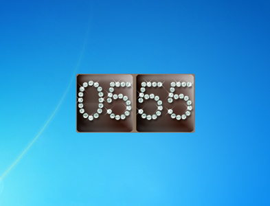 My clock5 Gadget for Windows 7 