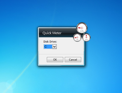 Quick Meter Gadget  settings